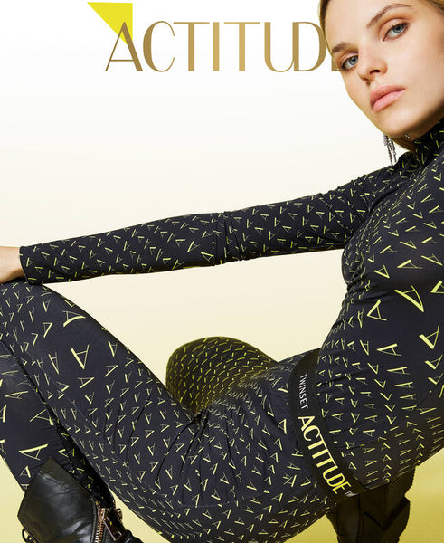 Leggings 'Sapphire' con logo
