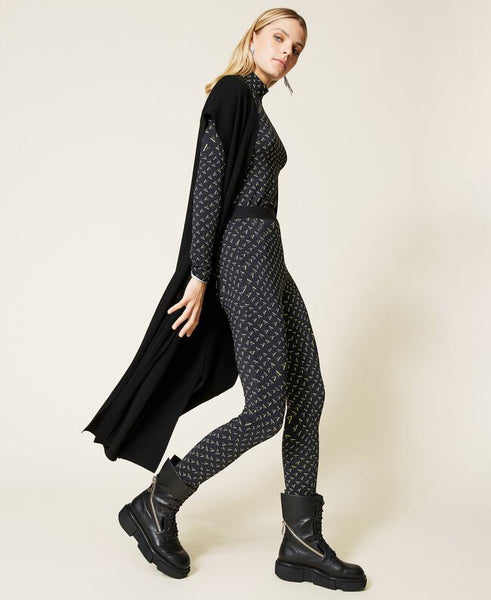 Leggings 'Sapphire' con logo