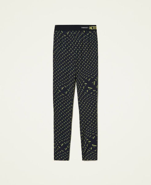 Leggings 'Sapphire' con logo