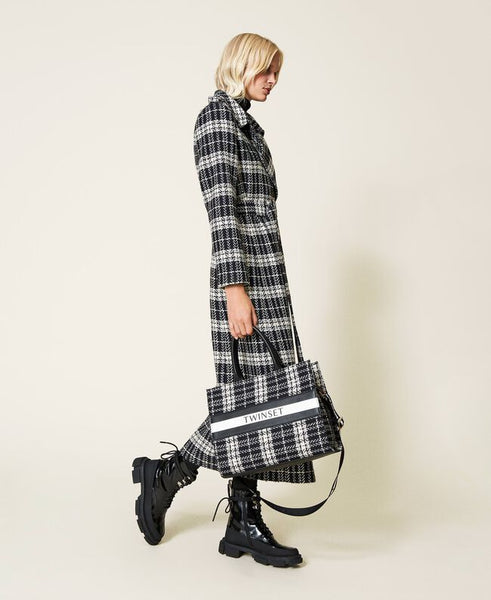 ⚡️Cappotto in misto lana check
