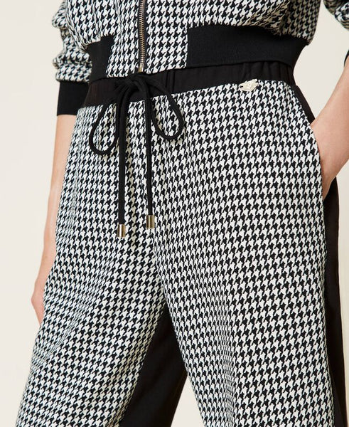 Joggers pied-de-poule