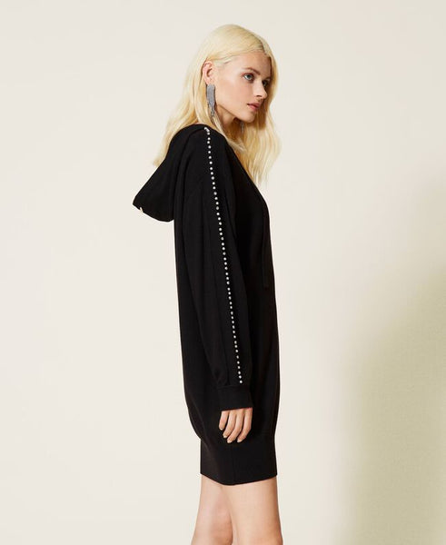 ⚡Abito in maglia con perle