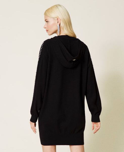 ⚡Abito in maglia con perle
