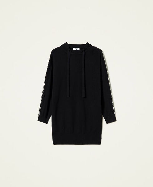 ⚡Abito in maglia con perle