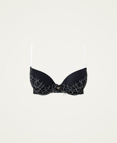 Reggiseno push-up con pizzo Chantilly