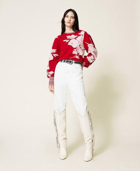 Pantaloni cinque tasche in bull