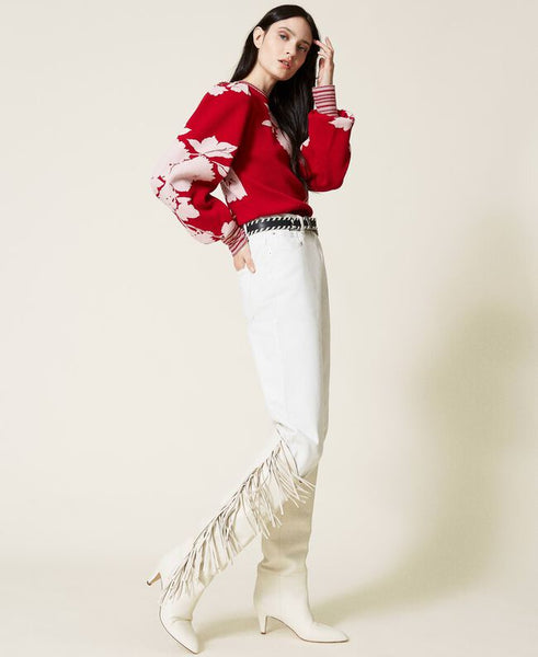 Pantaloni cinque tasche in bull
