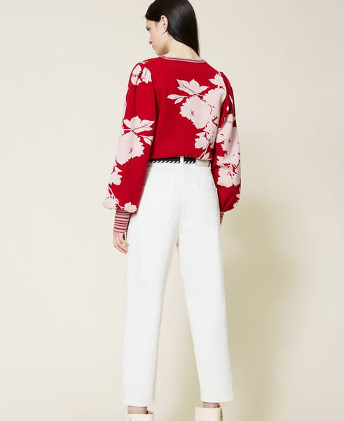 Pantaloni cinque tasche in bull
