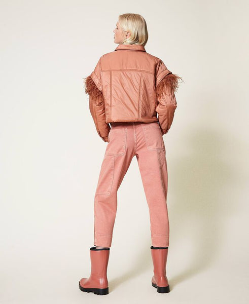 Pantaloni cargo in bull