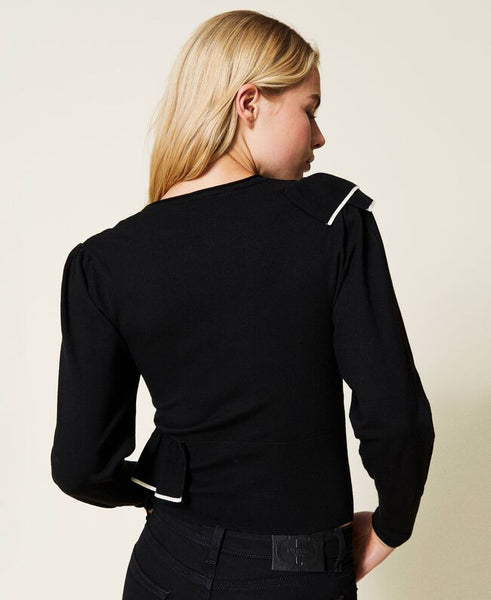 Maglia con balze