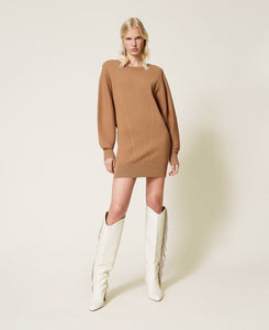 ⚡Abito in maglia a coste