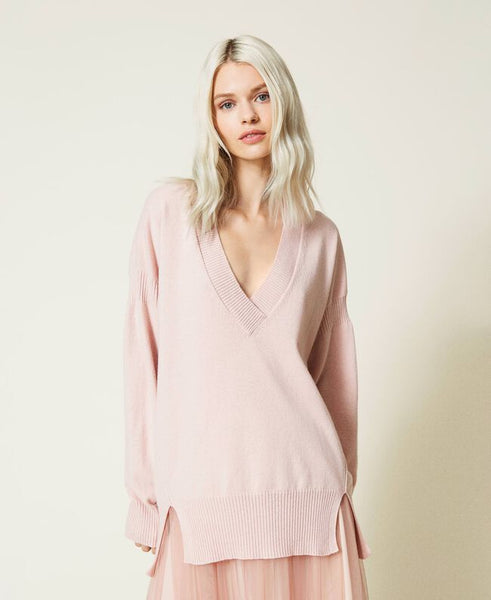 Maglia in misto cashmere riciclato