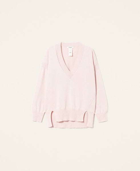Maglia in misto cashmere riciclato