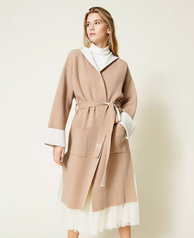 Cardigan in misto lana merino 'responsible wool'
