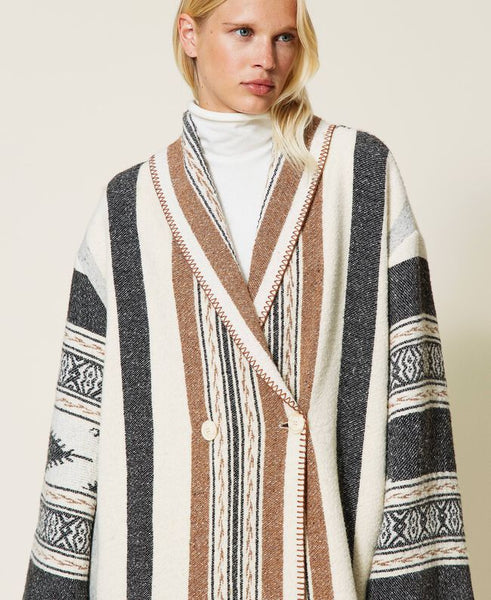 ⚡Cappotto in stuoia misto lana