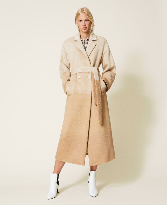 ⚡Cappotto lungo in panno di misto lana