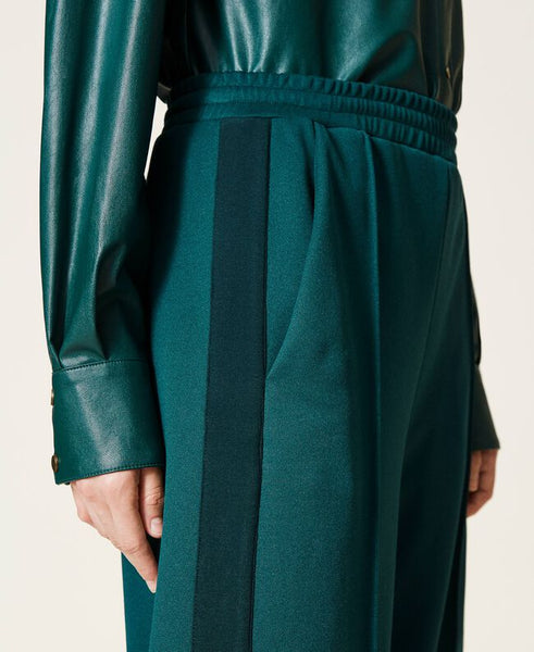 Pantaloni a palazzo con bande