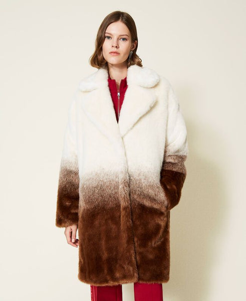⚡Cappotto in tessuto sfumato