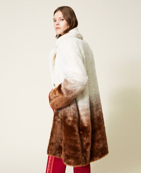 ⚡Cappotto in tessuto sfumato