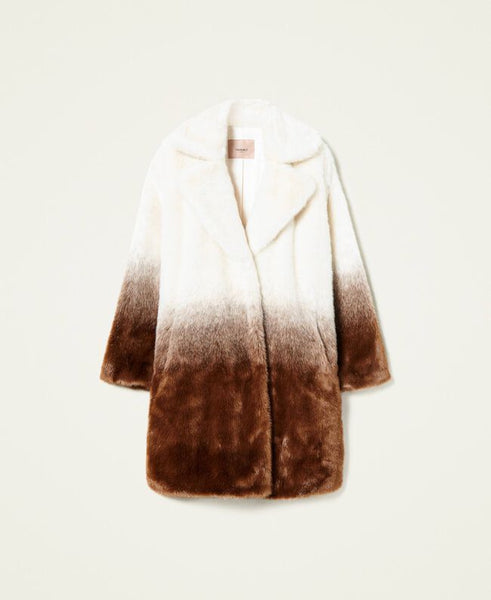 ⚡Cappotto in tessuto sfumato