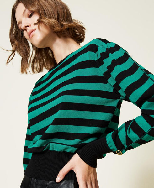 Maglia doppio uso a righe