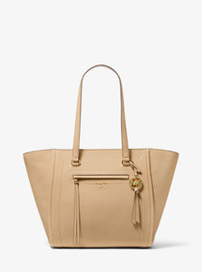 MICHAEL MICHAEL KORS Carine Large Pebbled Leather Tote Bag