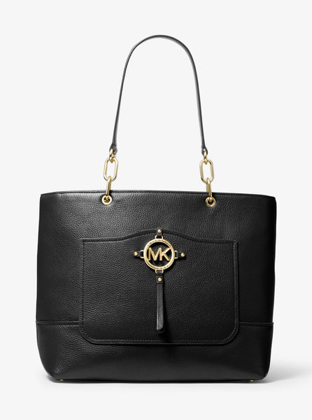 MICHAEL MICHAEL KORS Amy Large Pebbled Leather Tote Bag