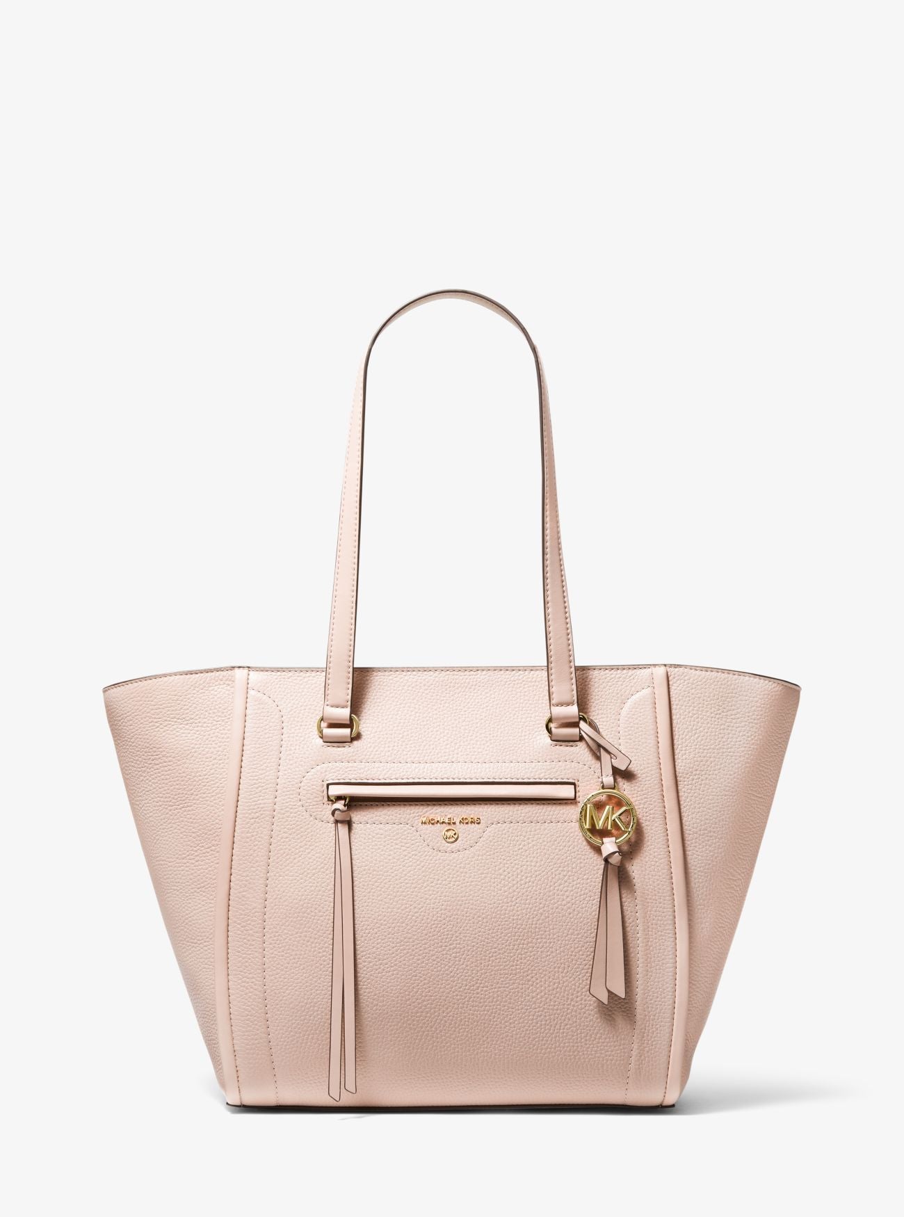 MICHAEL MICHAEL KORS Carine Large Pebbled Leather Tote Bag