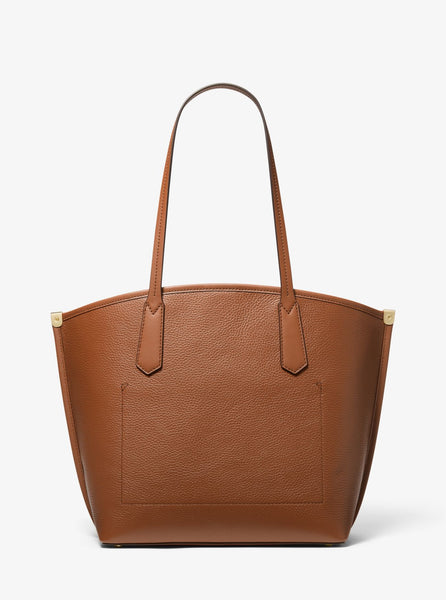 MICHAEL MICHAEL KORS Jane Large Pebbled Leather Tote Bag