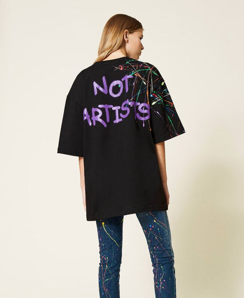 T-shirt unisex MYFO 'God Save Art'