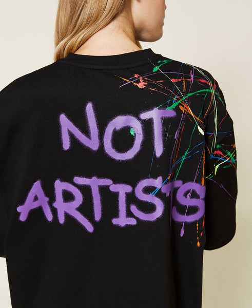 T-shirt unisex MYFO 'God Save Art'