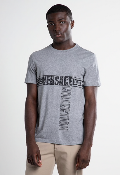 VERSACE COLLECTION T-shirt con stampa - grigio
