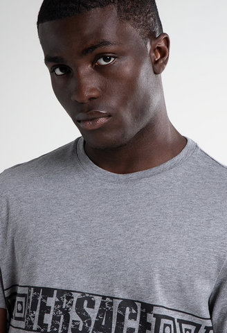 VERSACE COLLECTION T-shirt con stampa - grigio