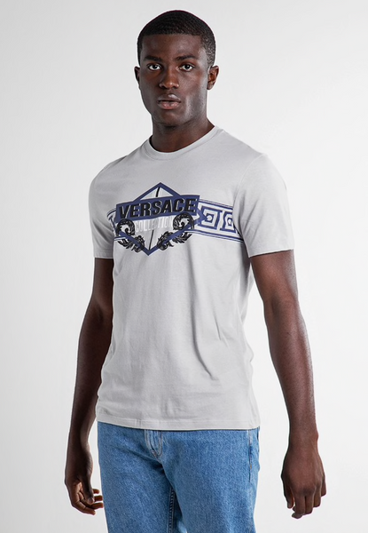 VERSACE COLLECTION T-shirt con stampa - grigio