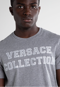 VERSACE COLLECTION T-shirt con stampa - grigio