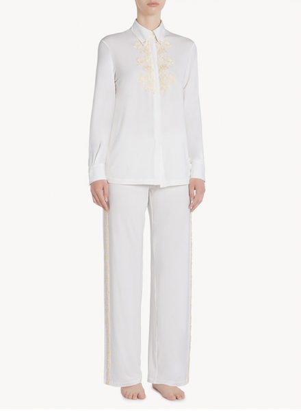 BRENDA Pantalone basic in jersey