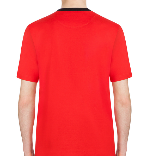 Jersey t-shirt with heart and DG crown print